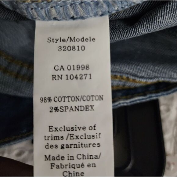 Gabby Isabella Sz. 12 Crop Flare Jean - Picture 15 of 15